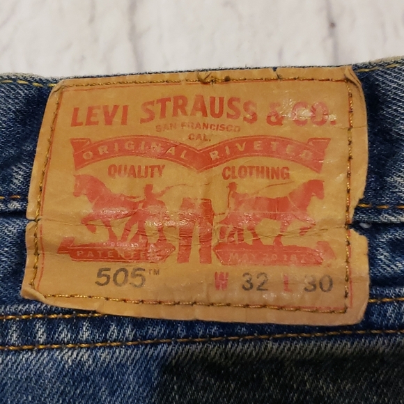 Levi's 505 custom painted size 32×30 - Picture 10 of 14